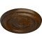 Ekena Millwork Maria Ceiling Medallion (Fits Canopies up to 1 3/4"), 9 5/8"OD x 1 1/8"P, Root Beer Crackle CM09MARBC - alternate 4